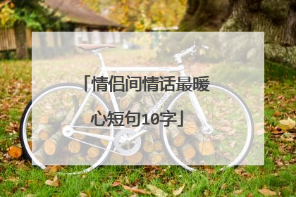 情侣间情话最暖心短句10字