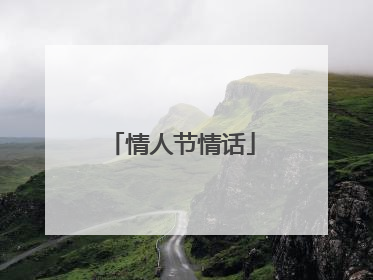 情人节情话