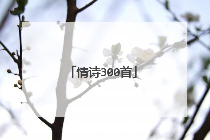 情诗300首