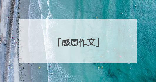 感恩作文