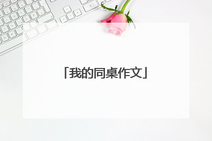 我的同桌作文