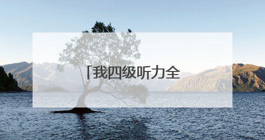 我四级听力全错有分么?