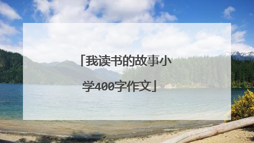 我读书的故事小学400字作文