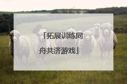拓展训练同舟共济游戏