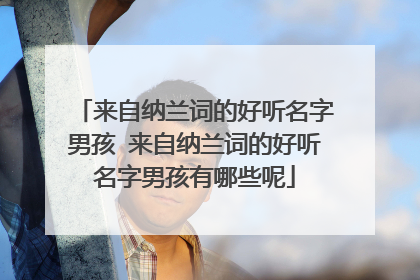 来自纳兰词的好听名字男孩 来自纳兰词的好听名字男孩有哪些呢