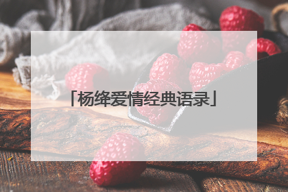 杨绛爱情经典语录