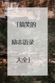 搞笑的励志语录大全