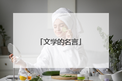 文学的名言