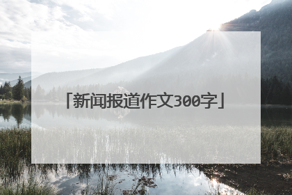 新闻报道作文300字