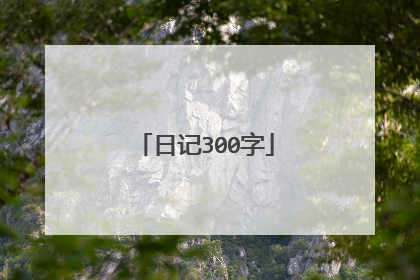 日记300字