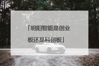 明阳智能是创业板还是科创板