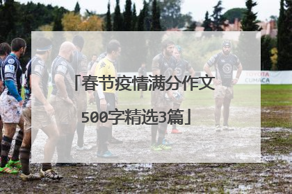 春节疫情满分作文500字精选3篇