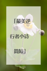 最美逆行者小诗简短