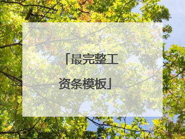 最完整工资条模板