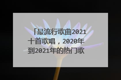 最流行歌曲2021十首歌唱,2020年到2021年的热门歌曲有哪些火的