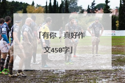 有你,真好作文450字