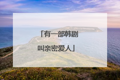 有一部韩剧叫亲密爱人