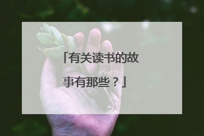 有关读书的故事有那些？