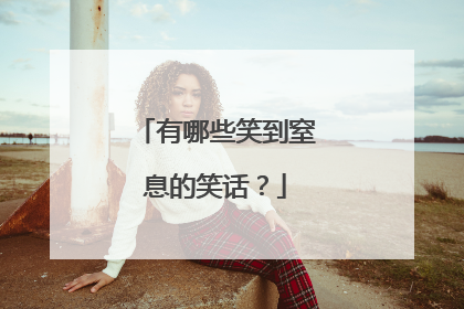 有哪些笑到窒息的笑话？