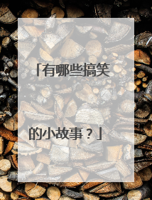 有哪些搞笑的小故事?