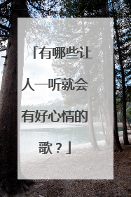 有哪些让人一听就会有好心情的歌?