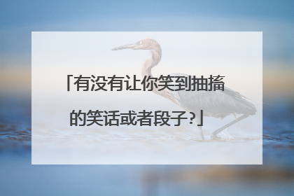 有没有让你笑到抽搐的笑话或者段子?