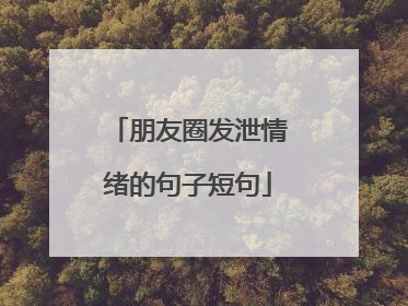 朋友圈发泄情绪的句子短句