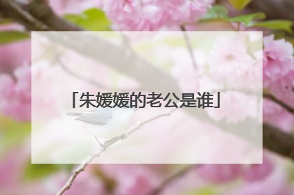 朱媛媛的老公是谁