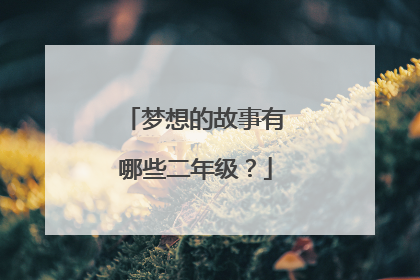 梦想的故事有哪些二年级?