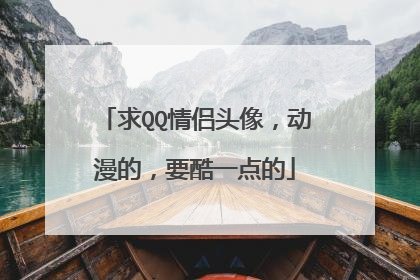 求QQ情侣头像,动漫的,要酷一点的