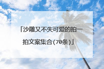 沙雕又不失可爱的拍一拍文案集合(70条)