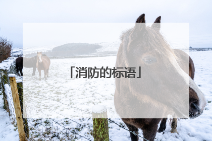 消防的标语