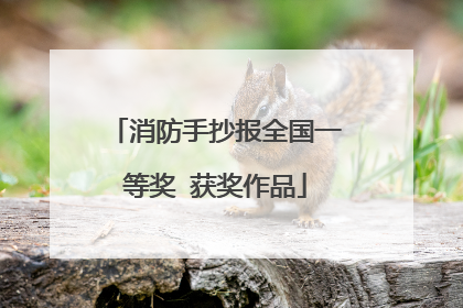 消防手抄报全国一等奖 获奖作品