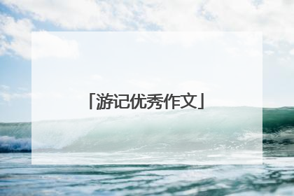 游记优秀作文
