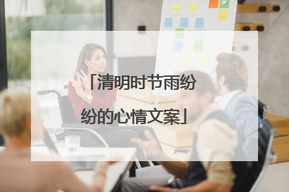 清明时节雨纷纷的心情文案