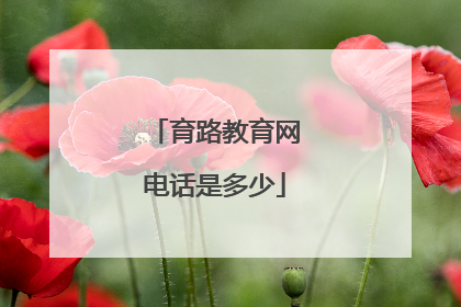 育路教育网电话是多少