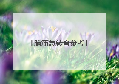 脑筋急转弯参考