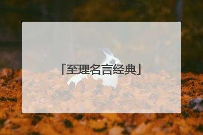 至理名言经典