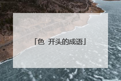 色 开头的成语