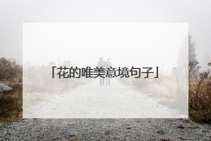 花的唯美意境句子