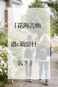 花海吉他谱c调是什么？