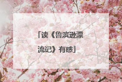 读《鲁滨逊漂流记》有感