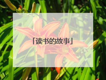 读书的故事