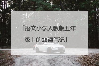 语文小学人教版五年级上的28课笔记