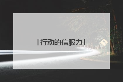 行动的信服力