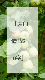 表白情书50字