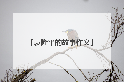 袁隆平的故事作文
