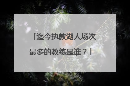 迄今执教湖人场次最多的教练是谁?