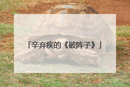 辛弃疾的《破阵子》