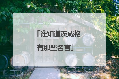 谁知道茨威格有那些名言